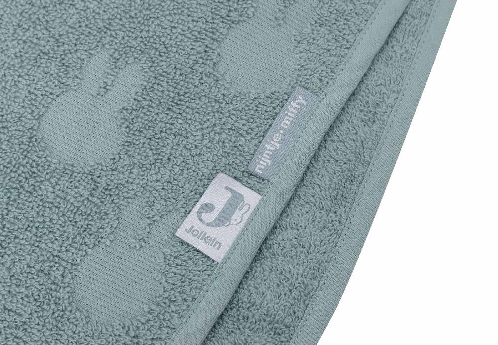 Jollein Badeponcho Frottee Miffy Jacquard - Sea Green Riesige Ersparnisse