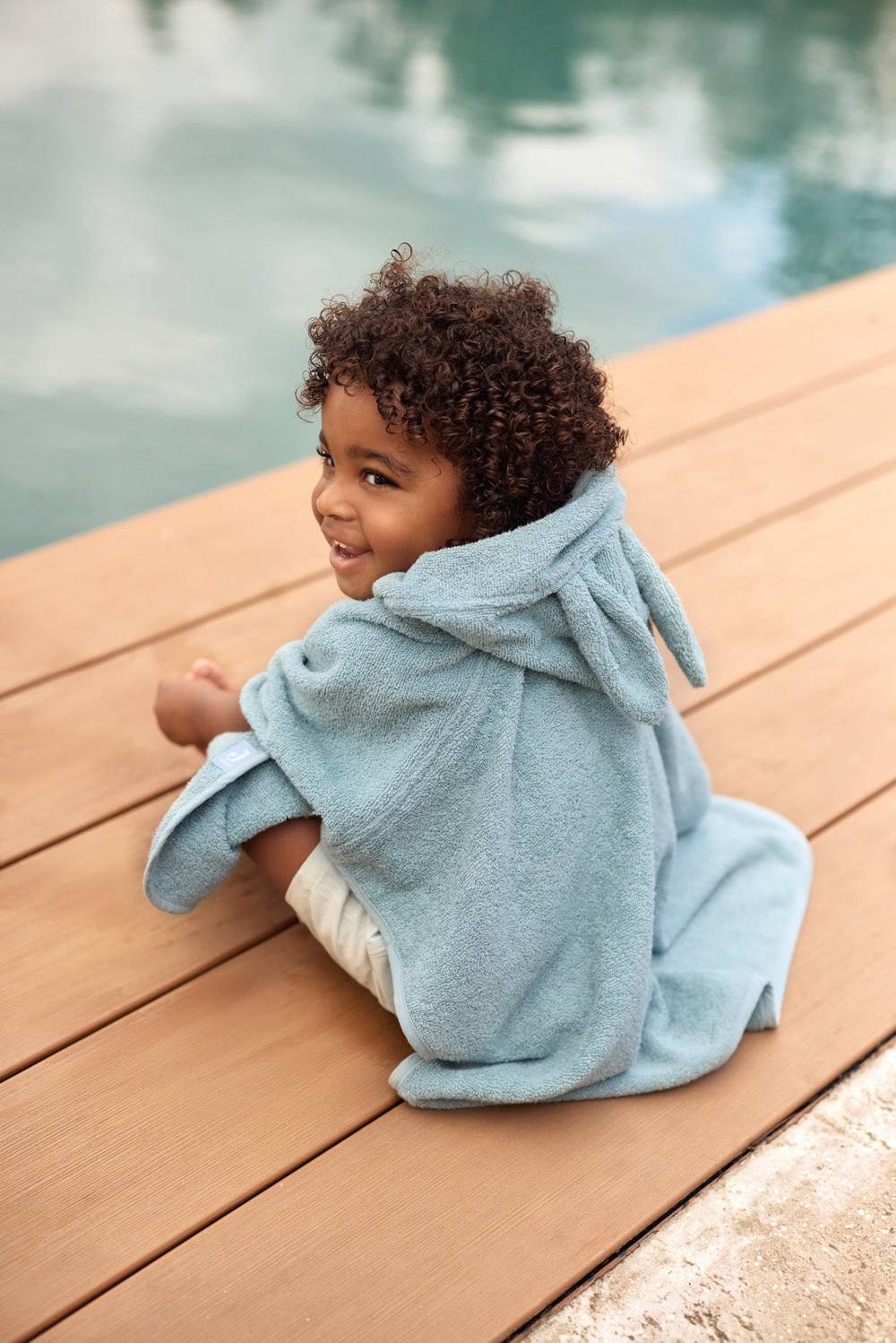 Jollein Badeponcho Frottee - Sea Green Super Sparpreis