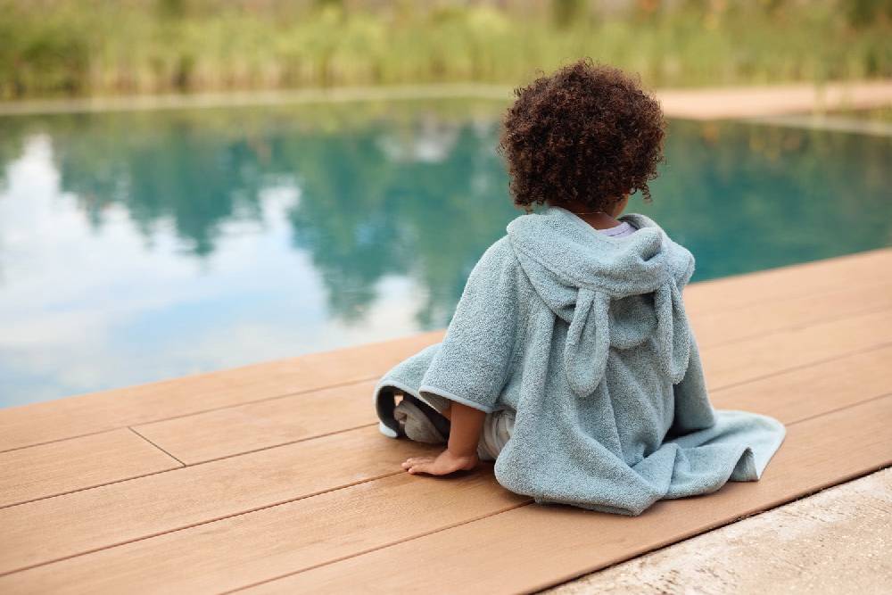 Jollein Badeponcho Frottee - Sea Green Super Sparpreis