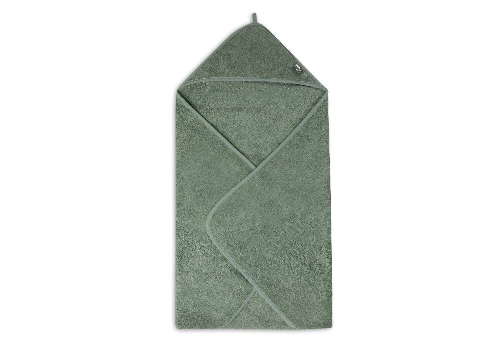 Jollein Kapuzenhandtuch Frottee 75x75cm Ash Green Neueste Stile