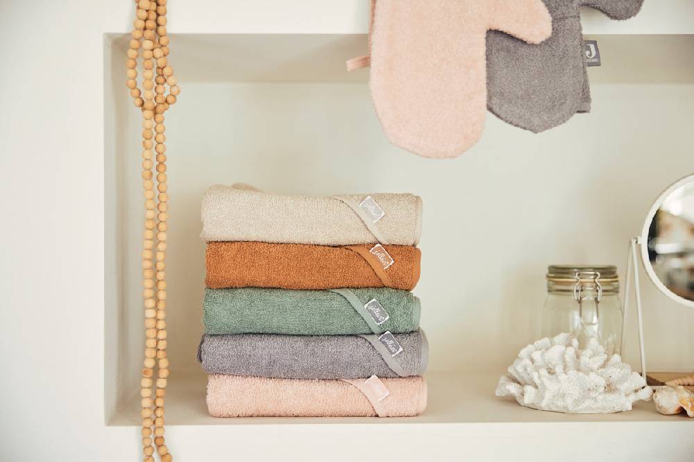 Jollein Kapuzenhandtuch Frottee 75x75cm Ash Green Neueste Stile