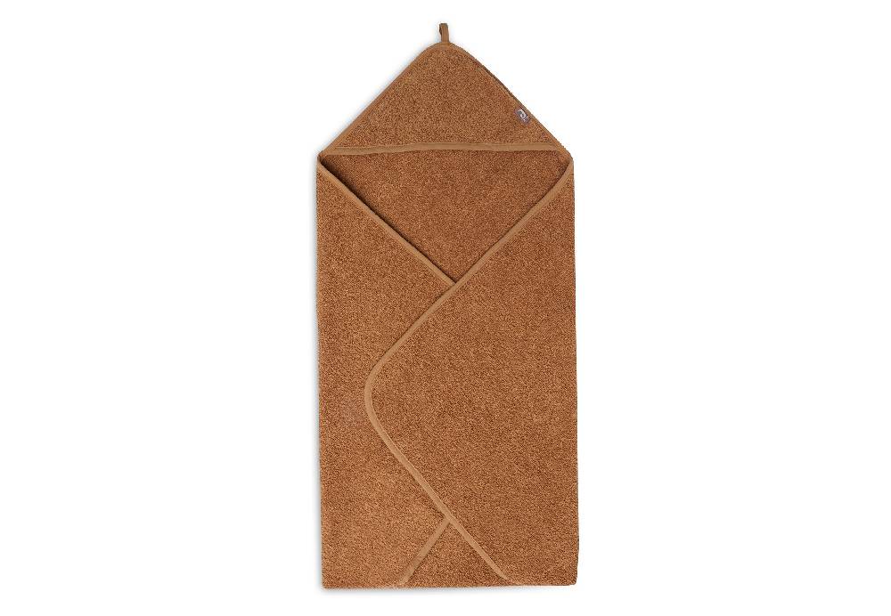 Jollein Kapuzenhandtuch Frottee 75x75cm Caramel Letzte 2 Tage