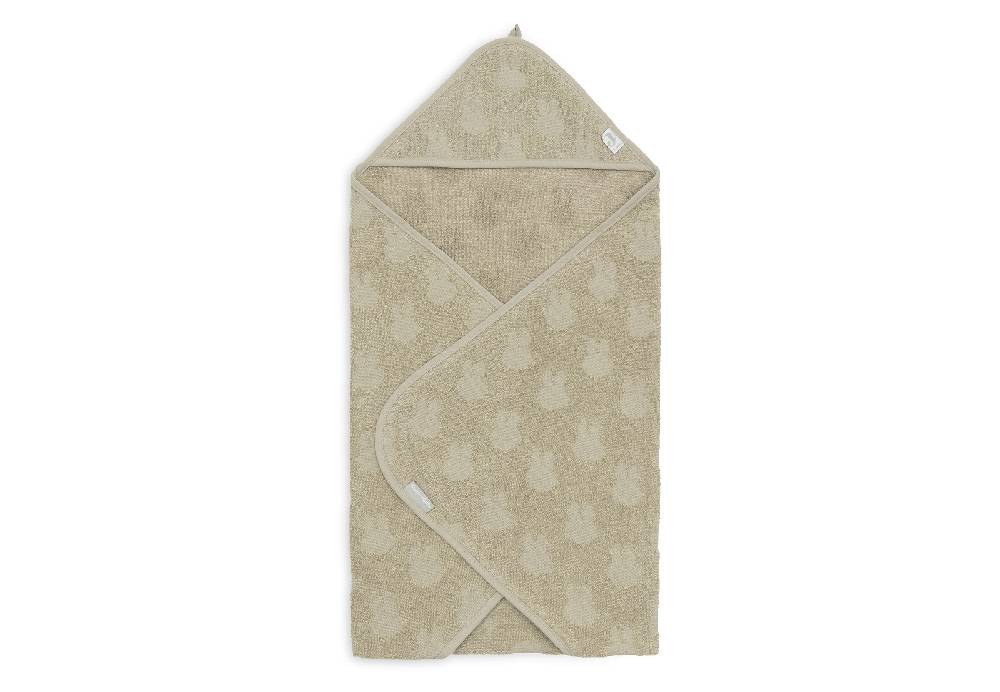 Jollein Kapuzenhandtuch Frottee 75x75cm Miffy Jacquard Olive Green Bis zu 55% Rabatt