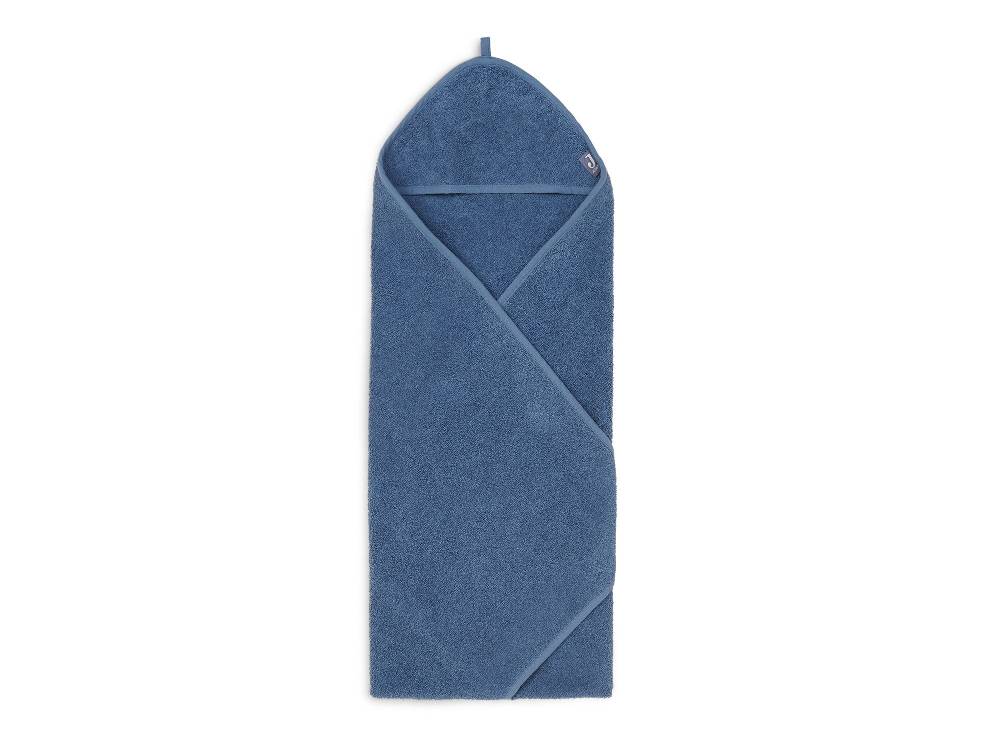 Jollein Kapuzenhandtuch Frottee 75x75cm Jeans Blue Discount Store für neue Produkte