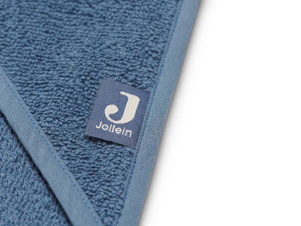 Jollein Kapuzenhandtuch Frottee 75x75cm Jeans Blue Discount Store für neue Produkte