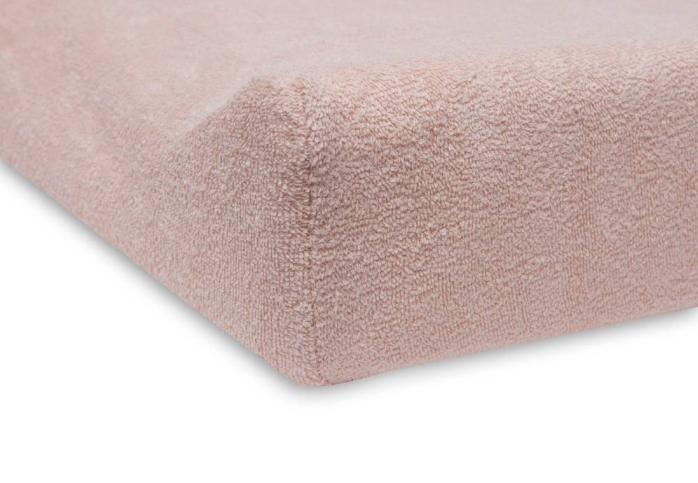 Jollein Wickelauflagenbezug Frottee 50x70cm Pale Pink/Rosewood (2p) Exklusivangebot