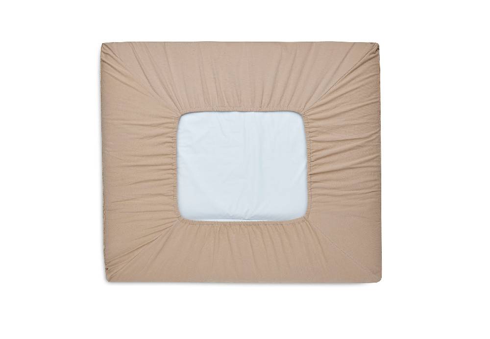 Jollein Wickelauflagenbezug 75x85cm Pure Knit Biscuit GOTS Top Angebot