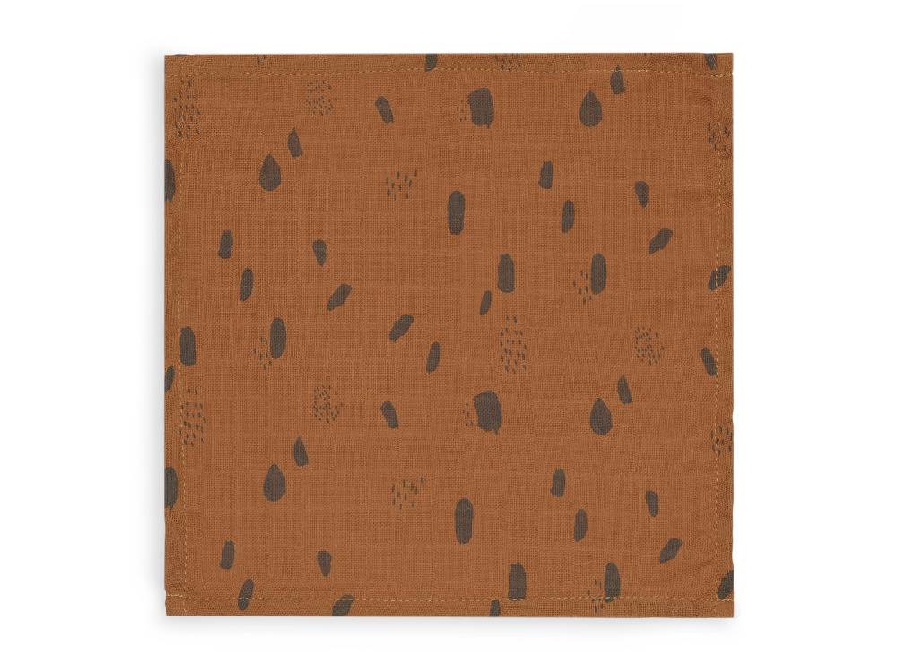 Jollein Spucktücher Hydrophil Spot Caramel (3pack) Tiefpreis