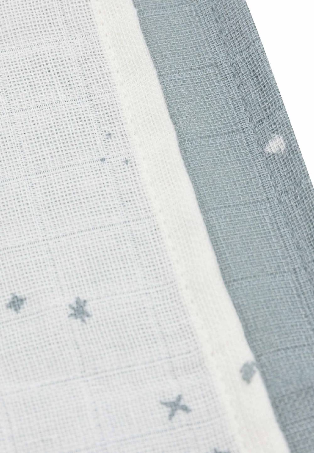 Jollein Spucktücher Hydrophil 31x31cm Twinkling - Sea Green Letzte 3 Tage