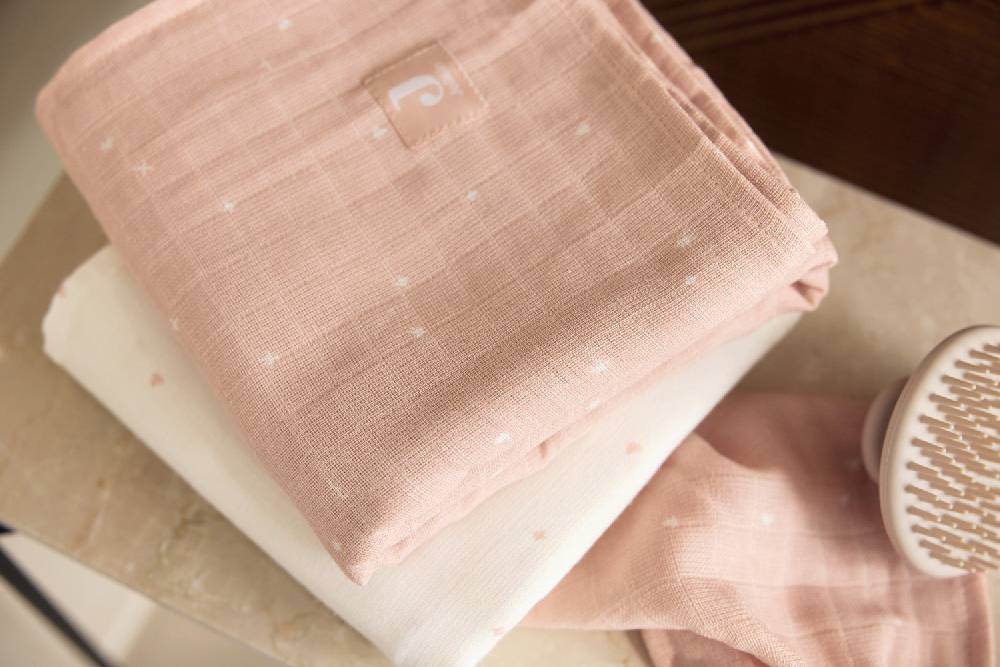 Jollein Spucktücher Hydrophil 31x31cm Twinkling - Wild Rose JETZT KAUFEN