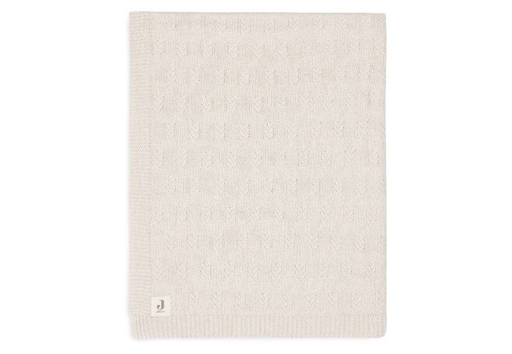 Jollein Decke Wiege 75x100cm Grain Knit Oatmeal Letzter Tag