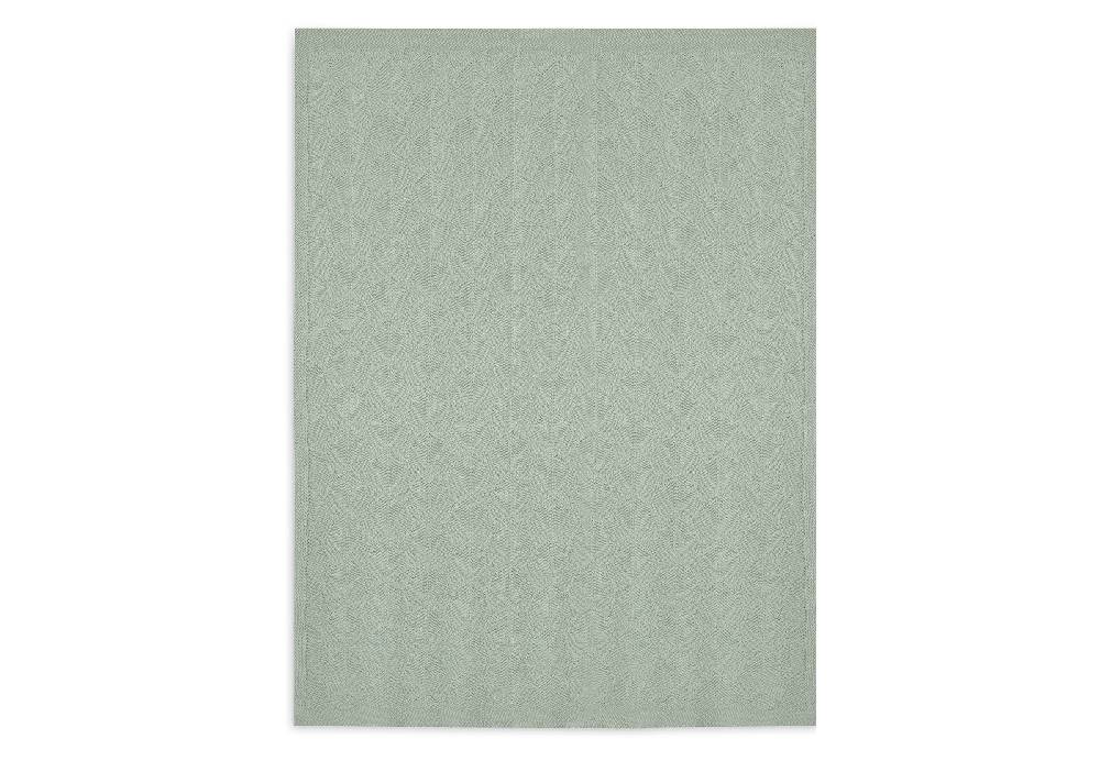 Jollein Decke Wiege 75x100cm Shell Knit Sea Foam GOTS Vierteljährliche Förderung