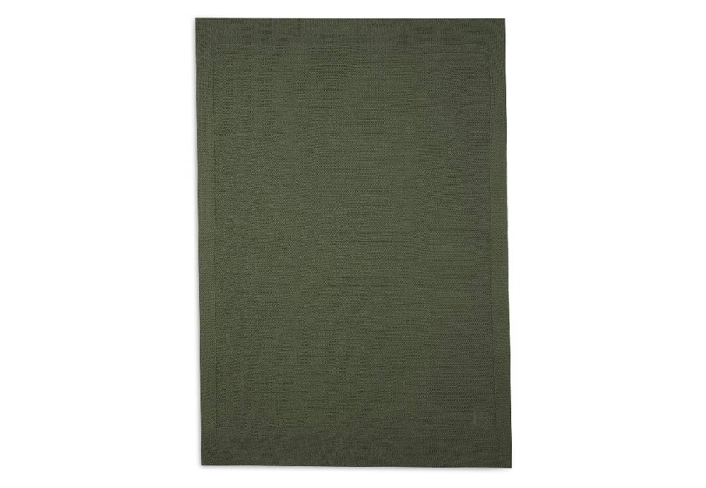 Jollein Decke Wiege 75x100cm Pure Knit Leaf Green GOTS Nur noch ein Tag übrig