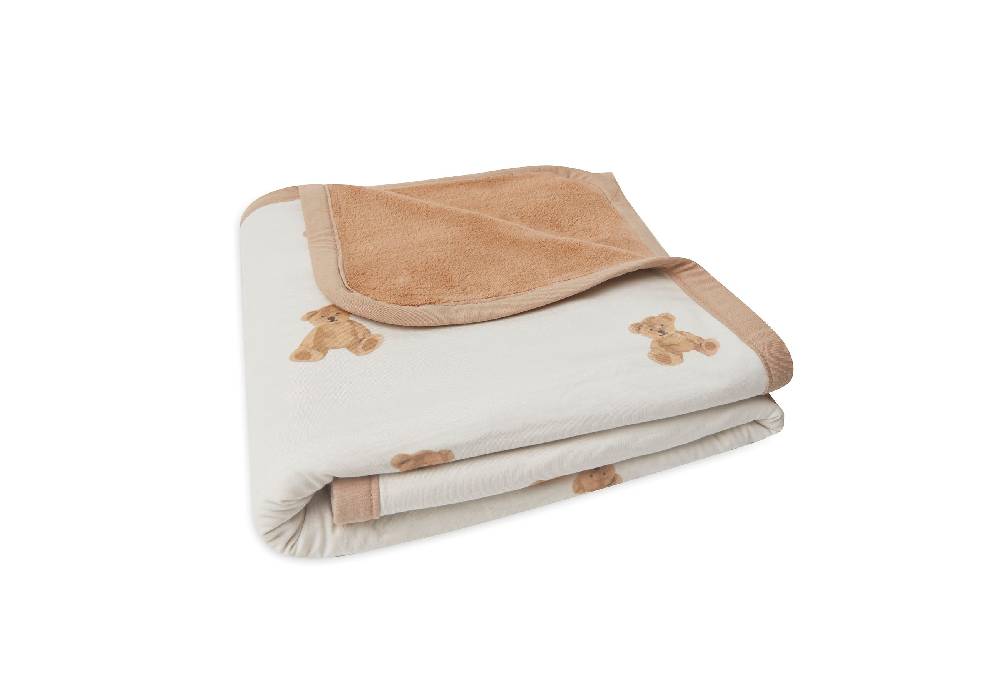 Jollein Decke Kinderbett Jersey 100x150cm Teddy Bear Riesige Rabatte
