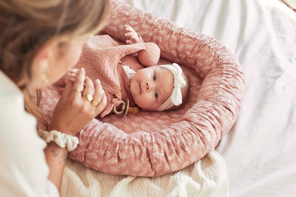 Jollein Babynest Meadow Rosewood Im Verkauf