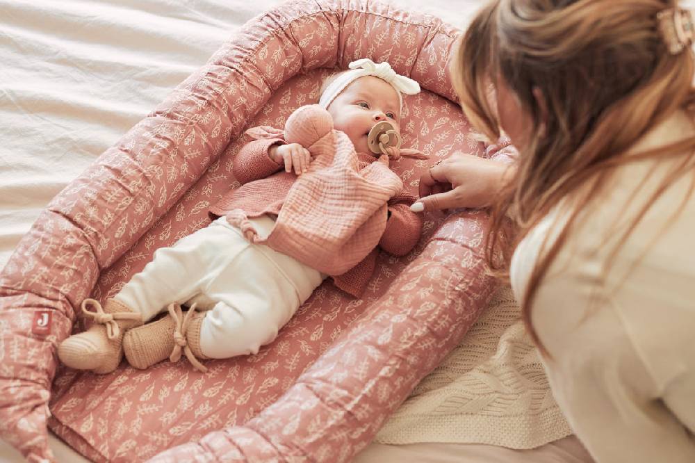Jollein Babynest Meadow Rosewood Im Verkauf