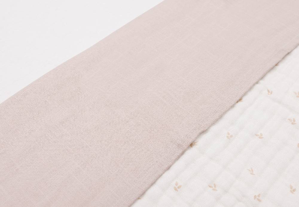 Jollein Bettlaken Kinderbett 120x150cm Slub Nougat Angebote
