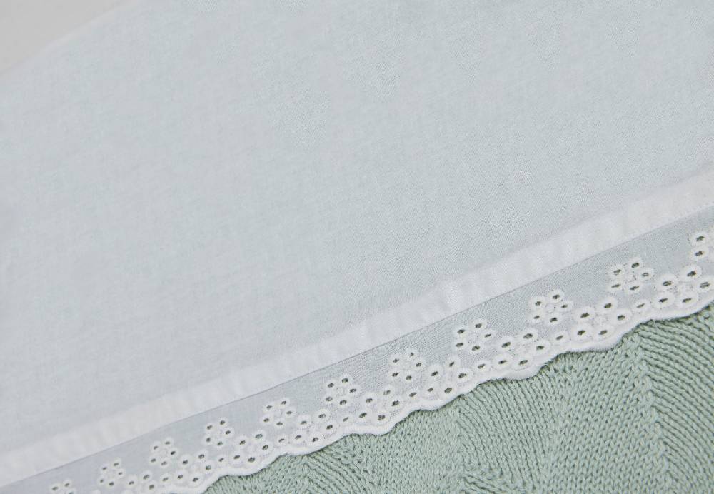 Jollein Bettlaken Wiege 75x100cm Lace Ivory Limitierter Zeitrabatt