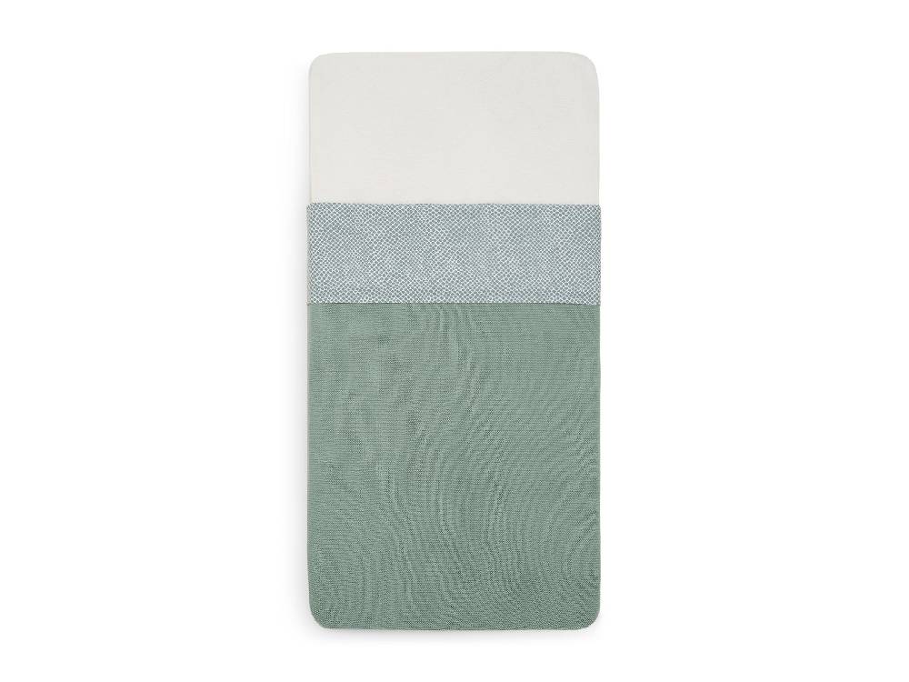 Jollein Bettlaken Kinderbett 120x150cm Snake Ash Green Rabatt