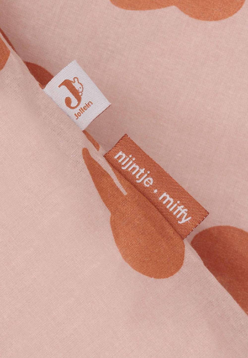 Jollein Bettwäsche 100x140cm Miffy Shadow - Wild Rose Saisonschlussverkauf