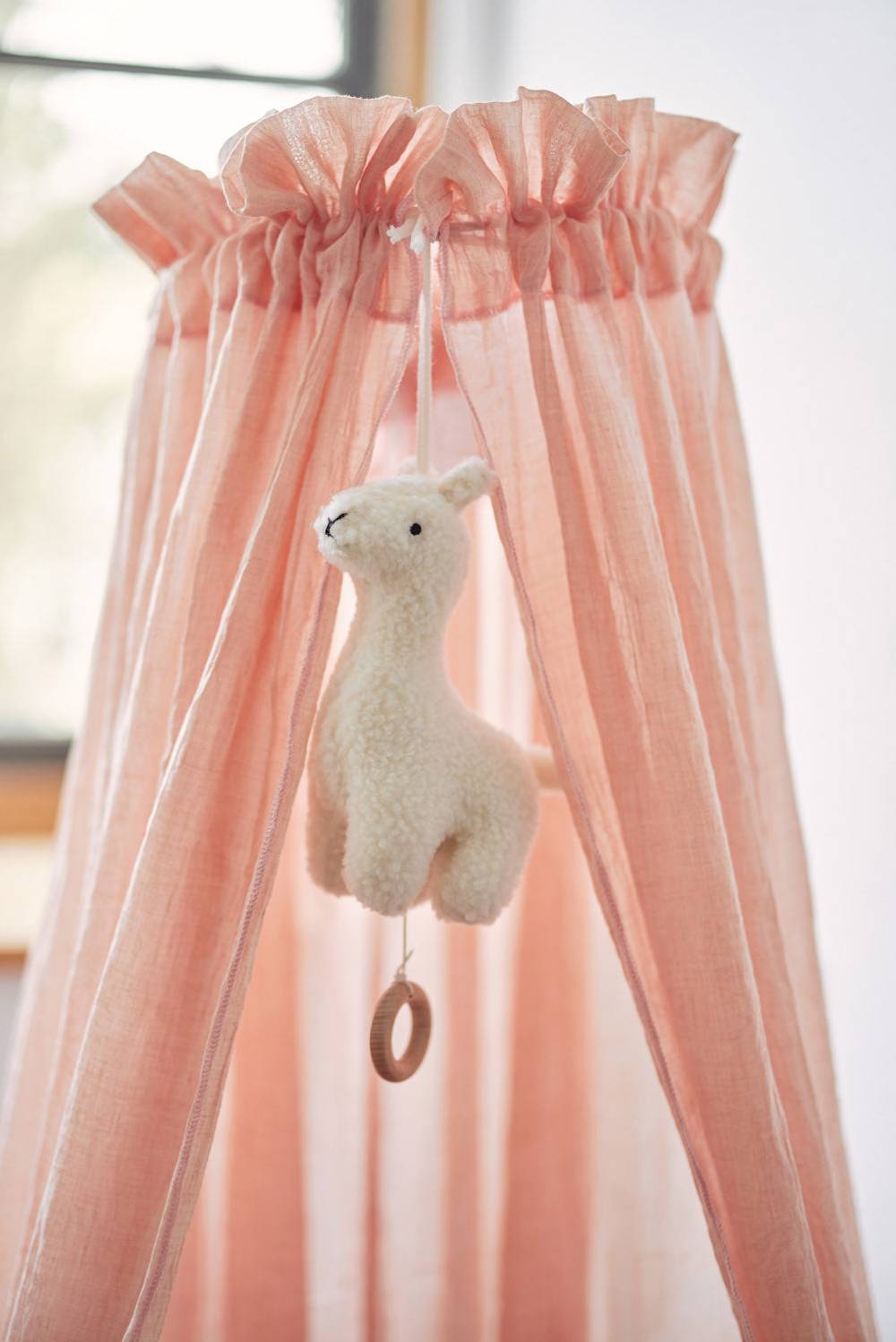 Jollein Betthimmel Vintage 155cm Pale Pink Begrenzte Freigabe