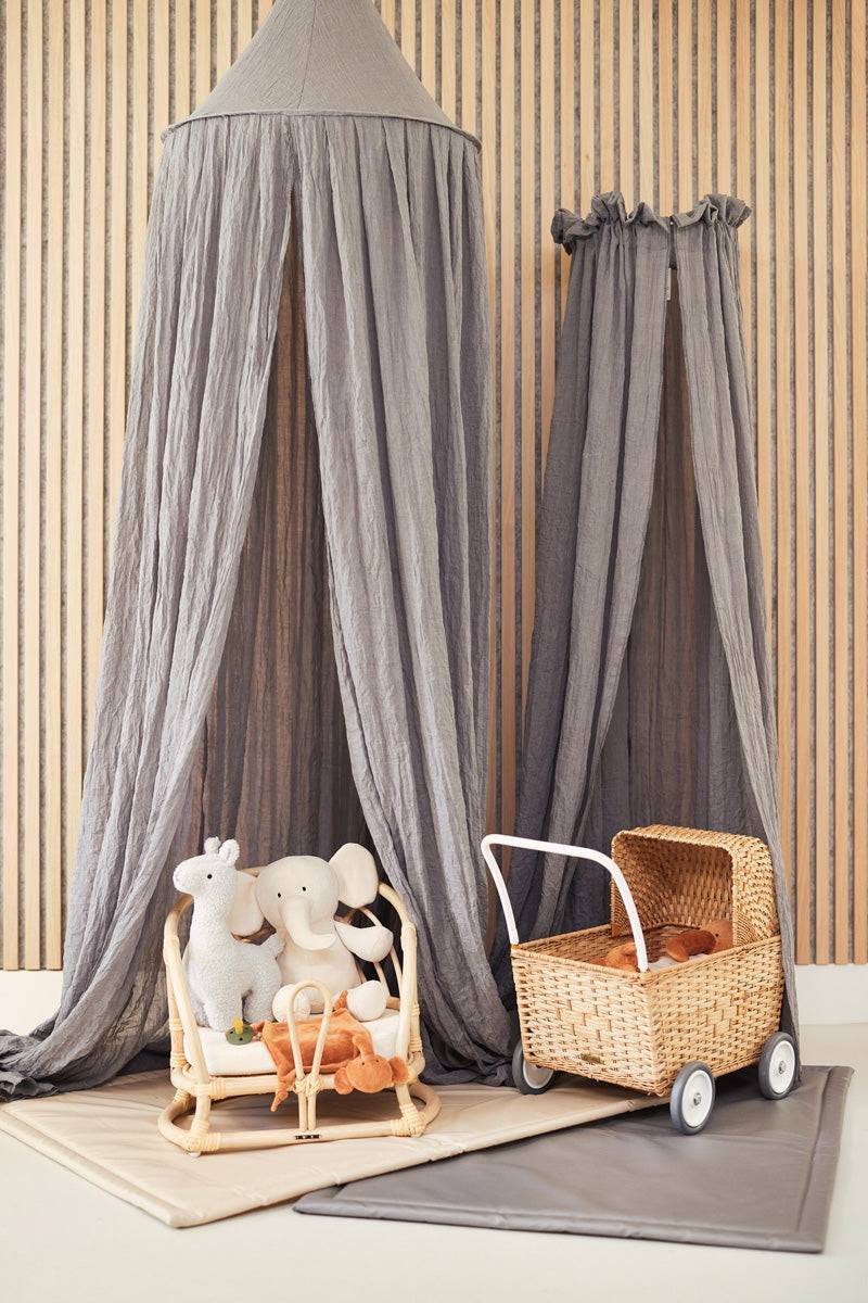 Jollein Betthimmel Vintage 155cm Storm Grey Letzte 3 Tage