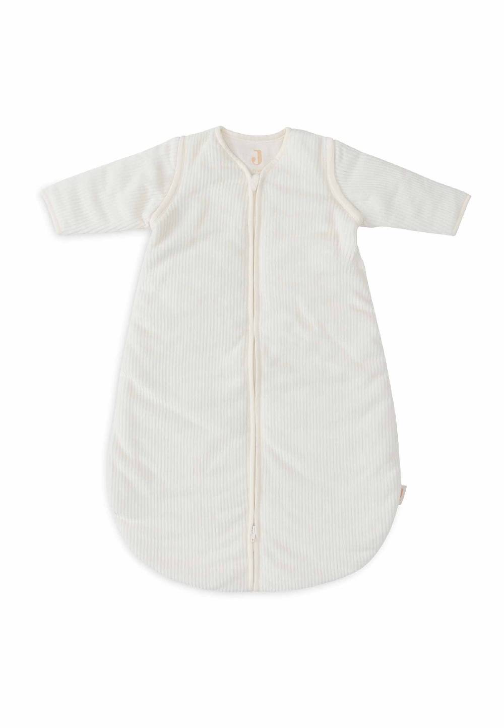 Jollein Baby Schlafsack mit abnehmbaren Ärmeln 90cm Rib - Ivory zollfrei
