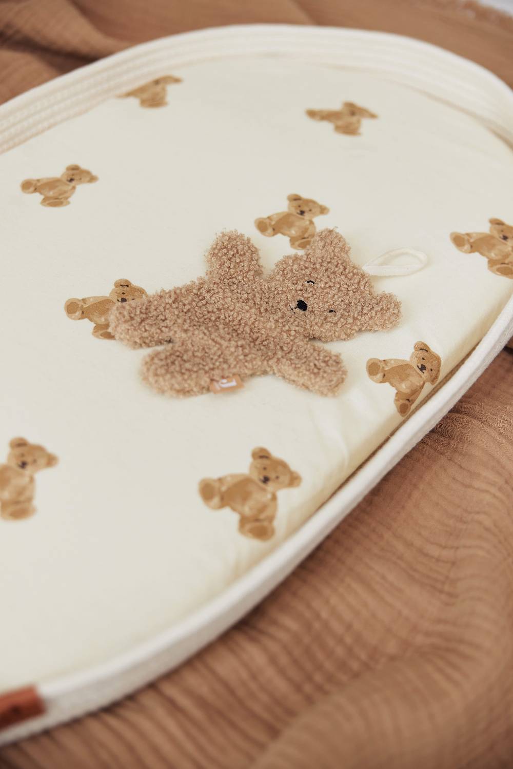 Jollein Spannbettlaken Jersey 40/50x80/90cm Teddy Bear Schlussverkauf