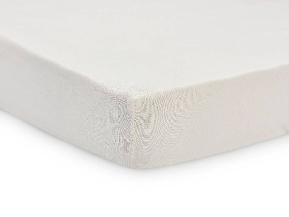 Jollein Spannbettlaken Jersey 70x140cm/75x150cm Ivory Fabrikverkauf