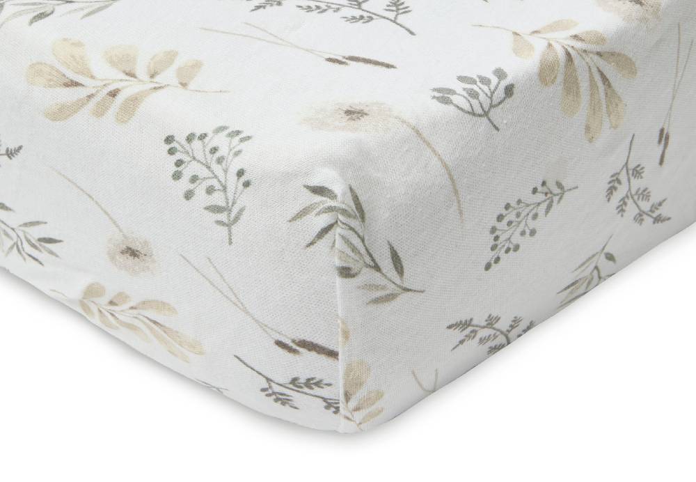 Jollein Spannbettlaken Jersey 60x120cm Wild Flowers Fabrik Onlineshop