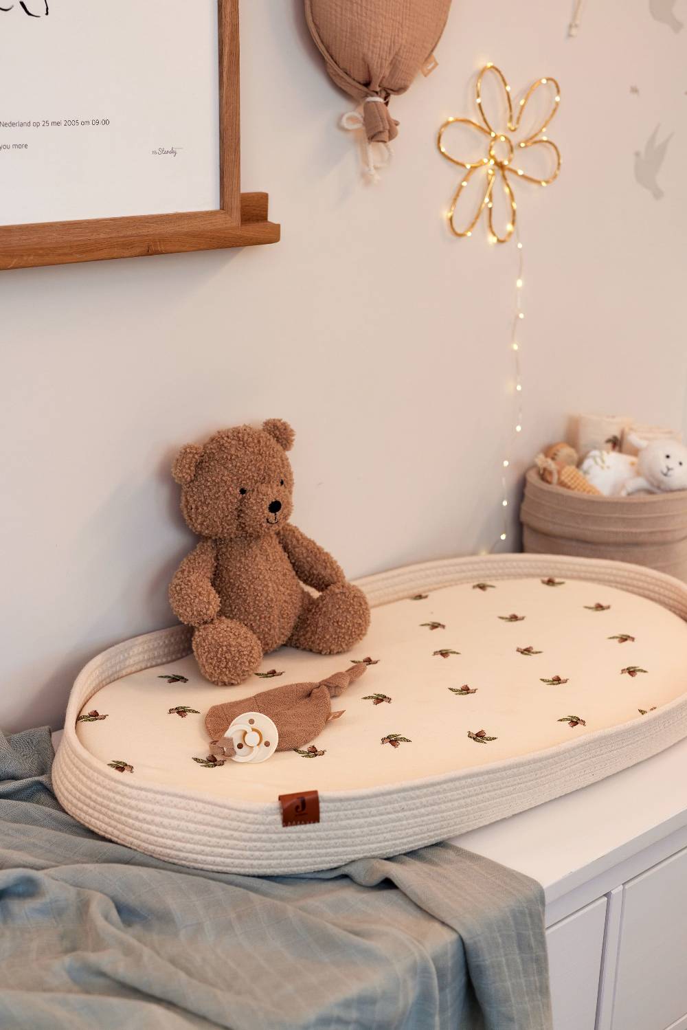 Jollein Spannbettlaken Jersey 40/50x80/90cm Rosehip Fabrikpreis