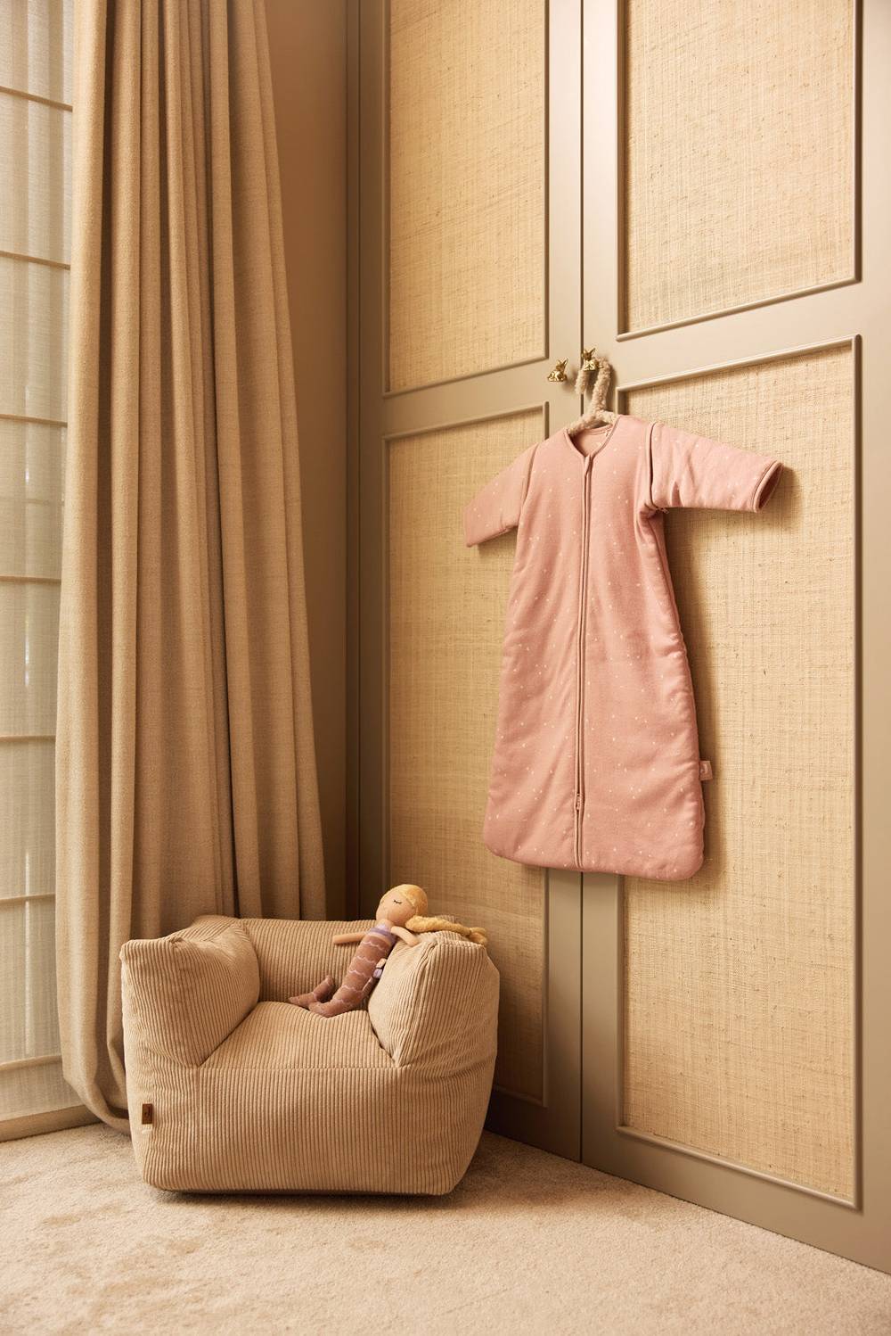 Jollein Kindersessel Corduroy - Natural Kauf eins, bekomm eins gratis