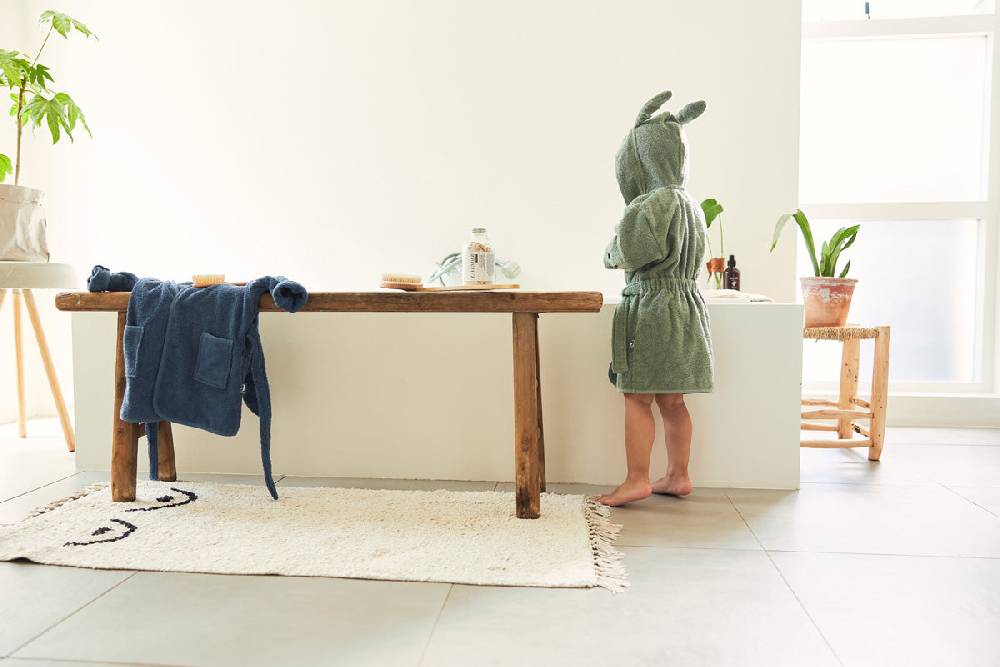 Jollein Bademantel 1-2 Jahre Ash Green Super Sparpreis