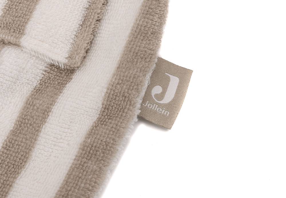 Jollein Bademantel 3-4 Jahre Stripe Frottee Olive Green GOTS Neueste Stile