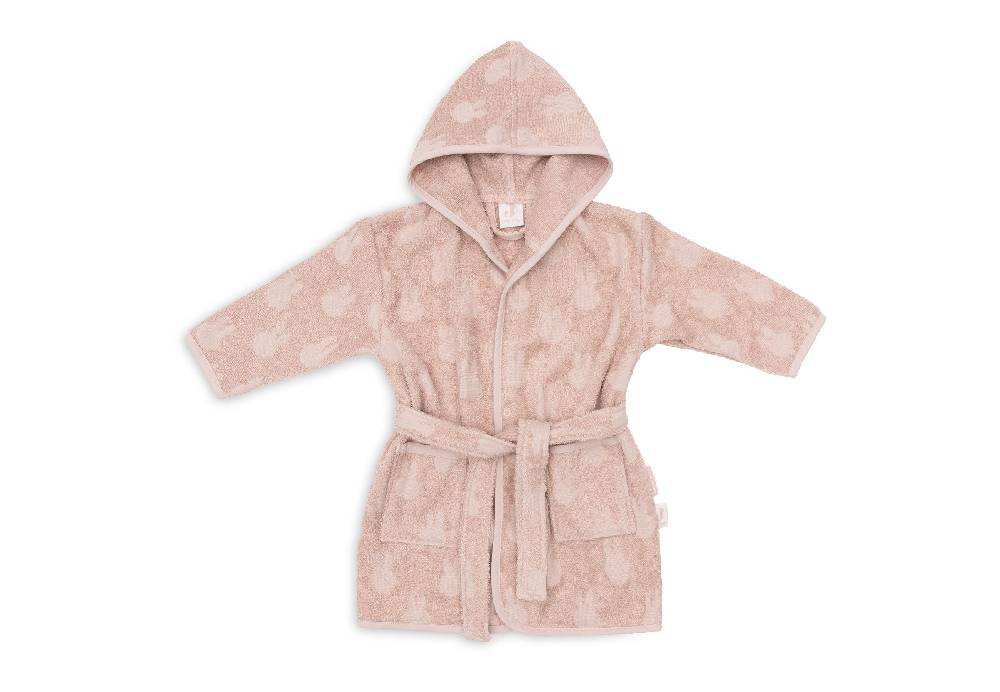 Jollein Bademantel Frottee 1-2 Jahre Miffy Jacquard Wild Rose Letzte 2 Tage