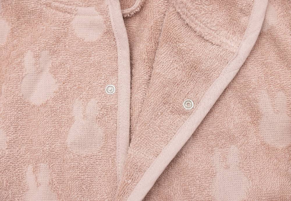 Jollein Bademantel Frottee 1-2 Jahre Miffy Jacquard Wild Rose Letzte 2 Tage