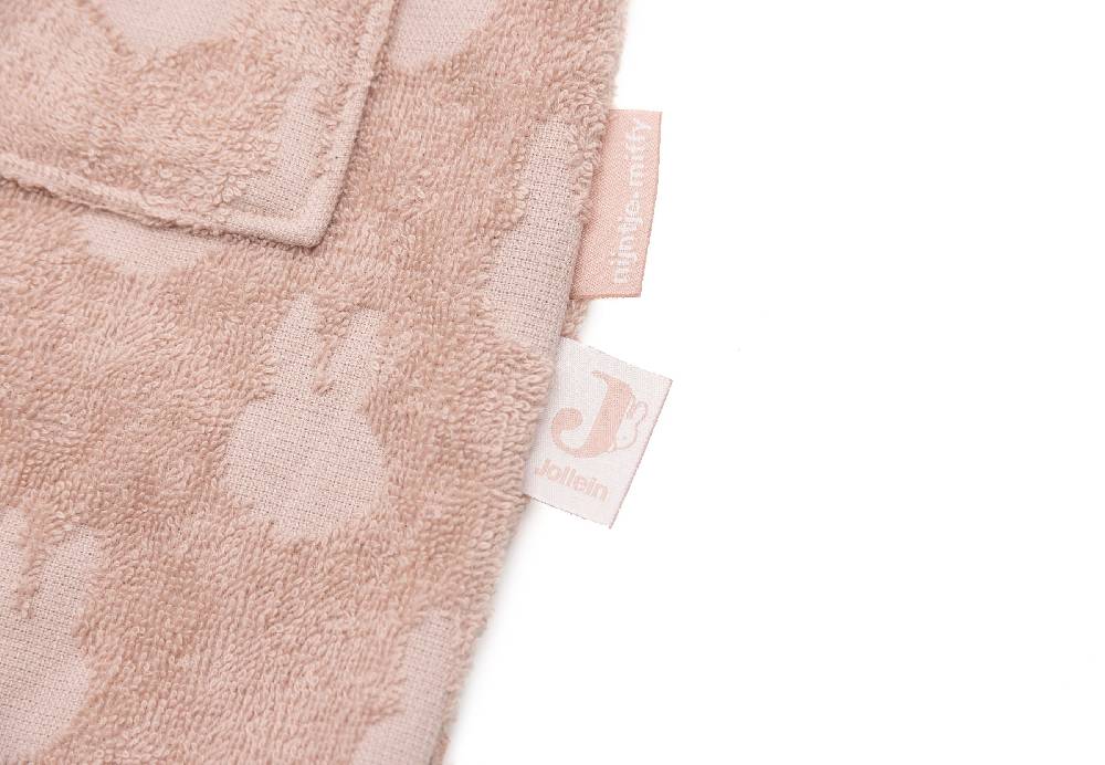 Jollein Bademantel Frottee 1-2 Jahre Miffy Jacquard Wild Rose Letzte 2 Tage