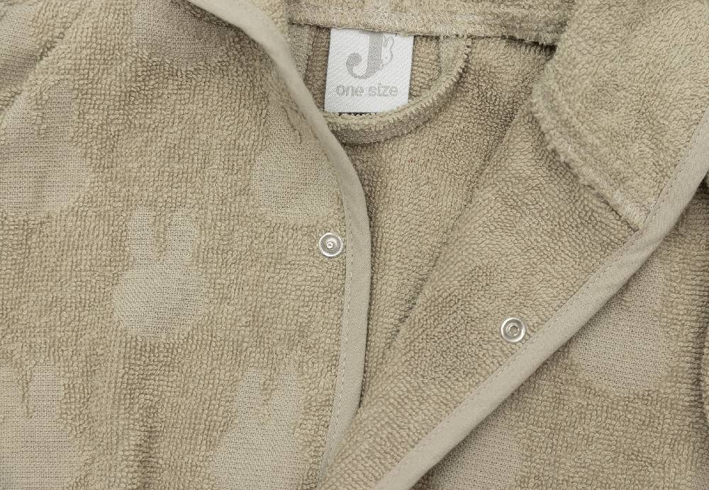 Jollein Bademantel Frottee 3-4 Jahre Miffy Jacquard Olive Green Sonderangebot der Fabrik