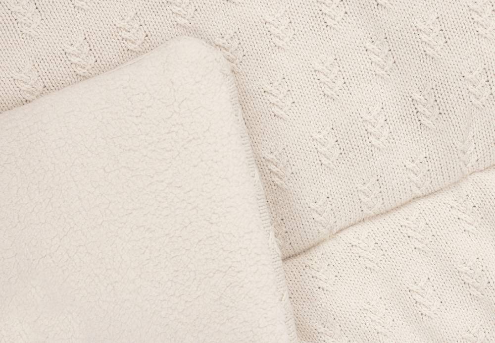 Jollein Krabbeldecke 75x95cm Grain Knit Oatmeal Discount Store für neue Produkte