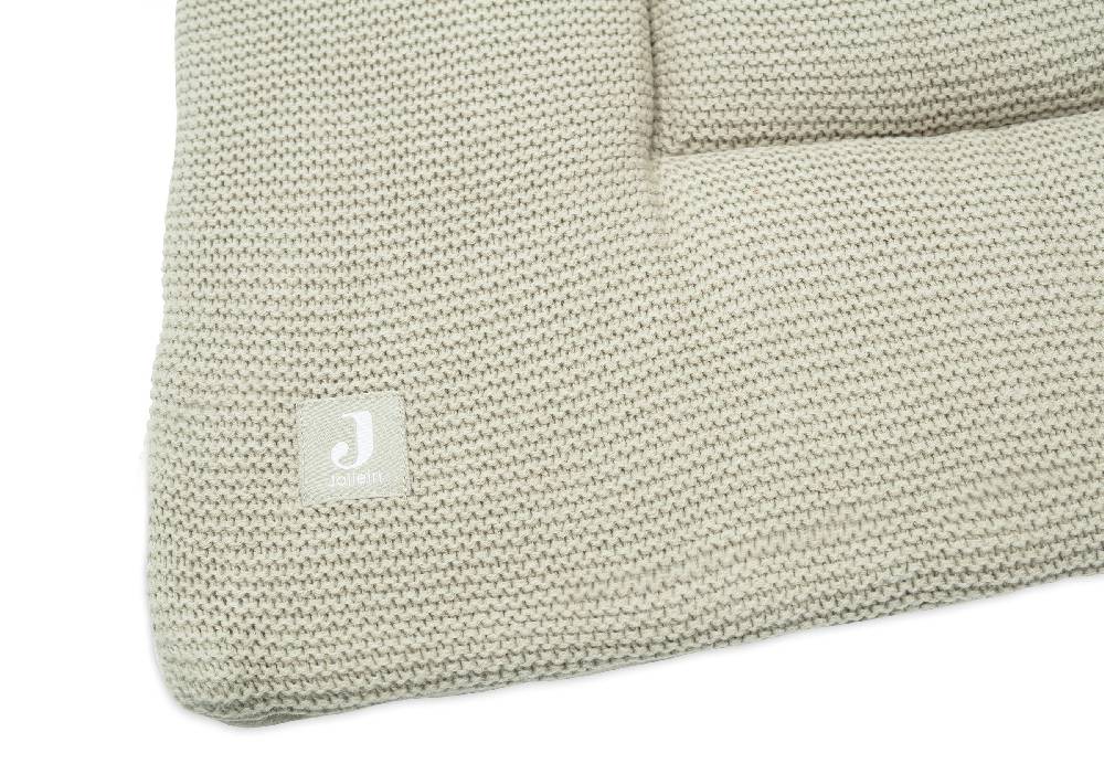 Jollein Krabbeldecke 75x95cm Basic Knit Olive Green Clearance-Verkauf