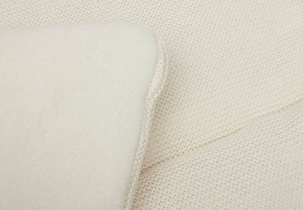 Jollein Krabbeldecke 75x95cm Basic Knit Ivory Black Friday Preise