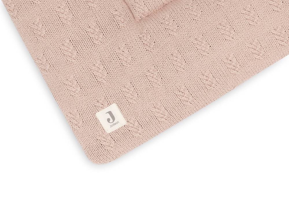 Jollein Krabbeldecke 75x95cm Grain Knit Wild Rose Rabatte dieses Monats