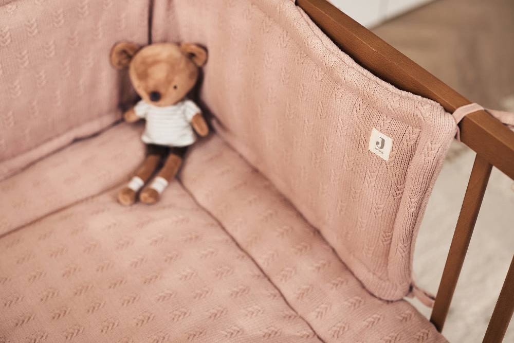 Jollein Krabbeldecke 75x95cm Grain Knit Wild Rose Rabatte dieses Monats