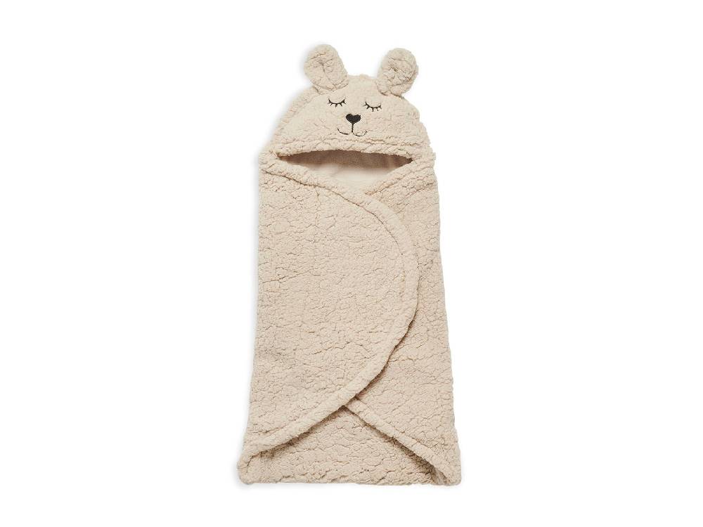 Jollein Einschlagdecke für Babyschale Bunny Nougat Angebote