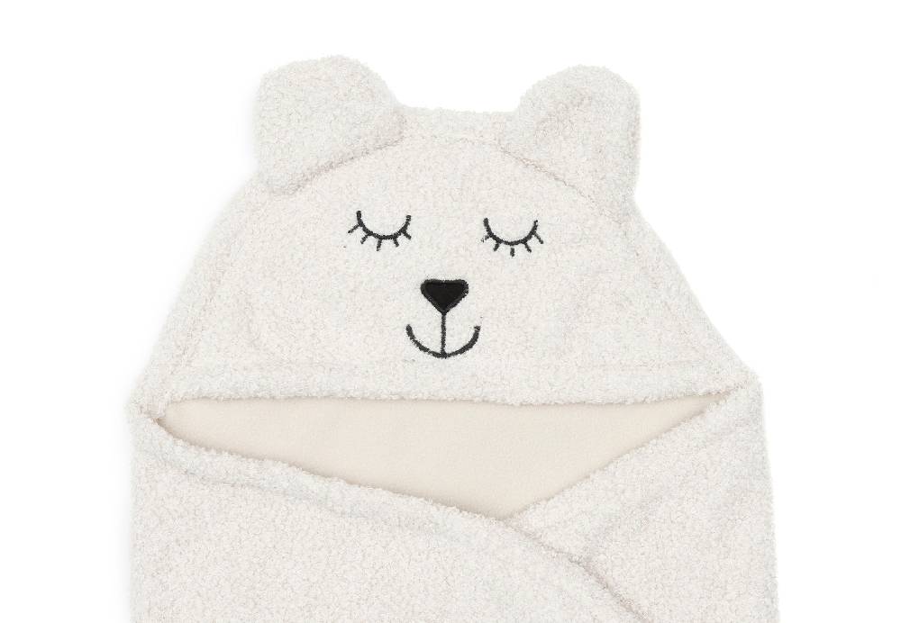 Jollein Einschlagdecke für Babyschale Bear Boucle Oatmeal im Angebot