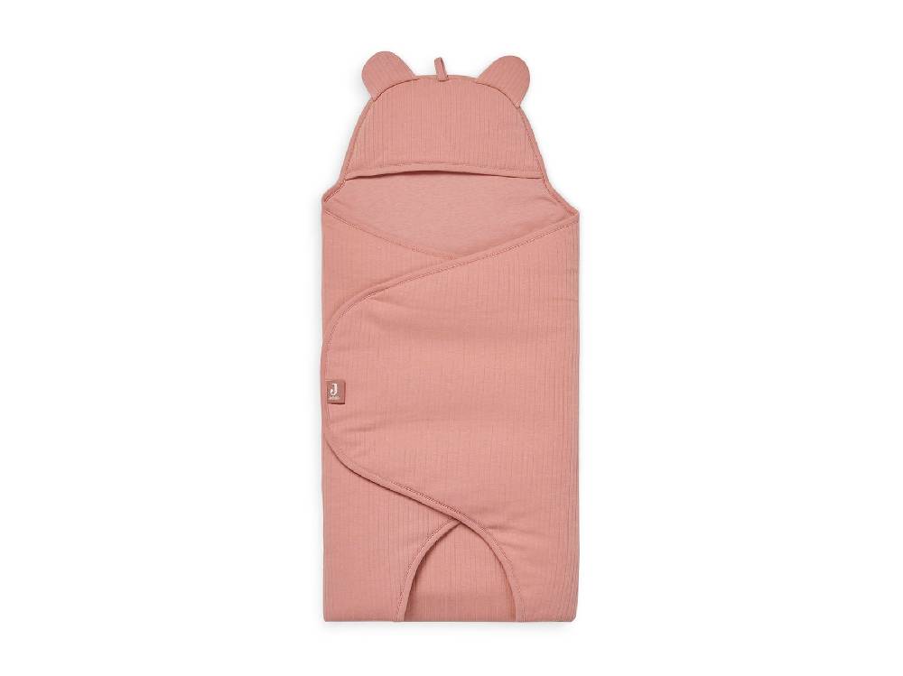 Jollein Einschlagdecke für Babyschale Basic Stripe Rosewood Fabrik Onlineshop