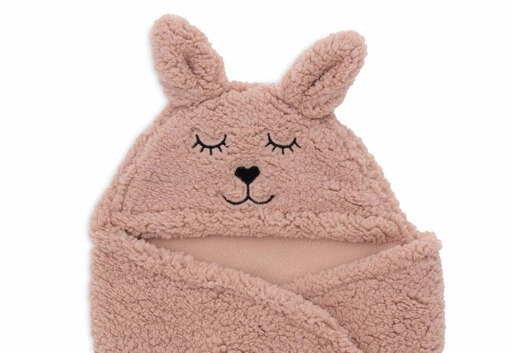 Jollein Einschlagdecke für Babyschale Bunny - Wild Rose Rabatt