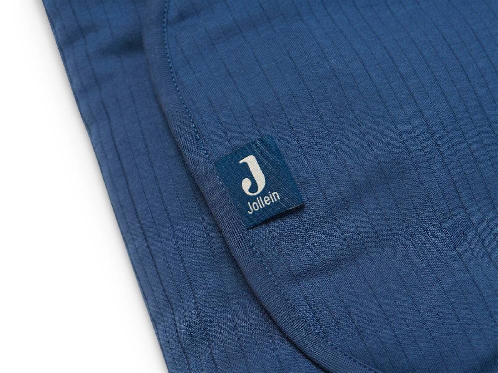 Jollein Einschlagdecke für Babyschale Basic Stripe Jeans Blue Versandkostenfrei