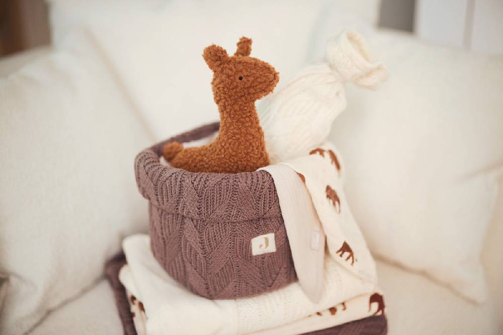 Jollein Pflegekörbchen Spring Knit Chestnut Muttertagsangebot