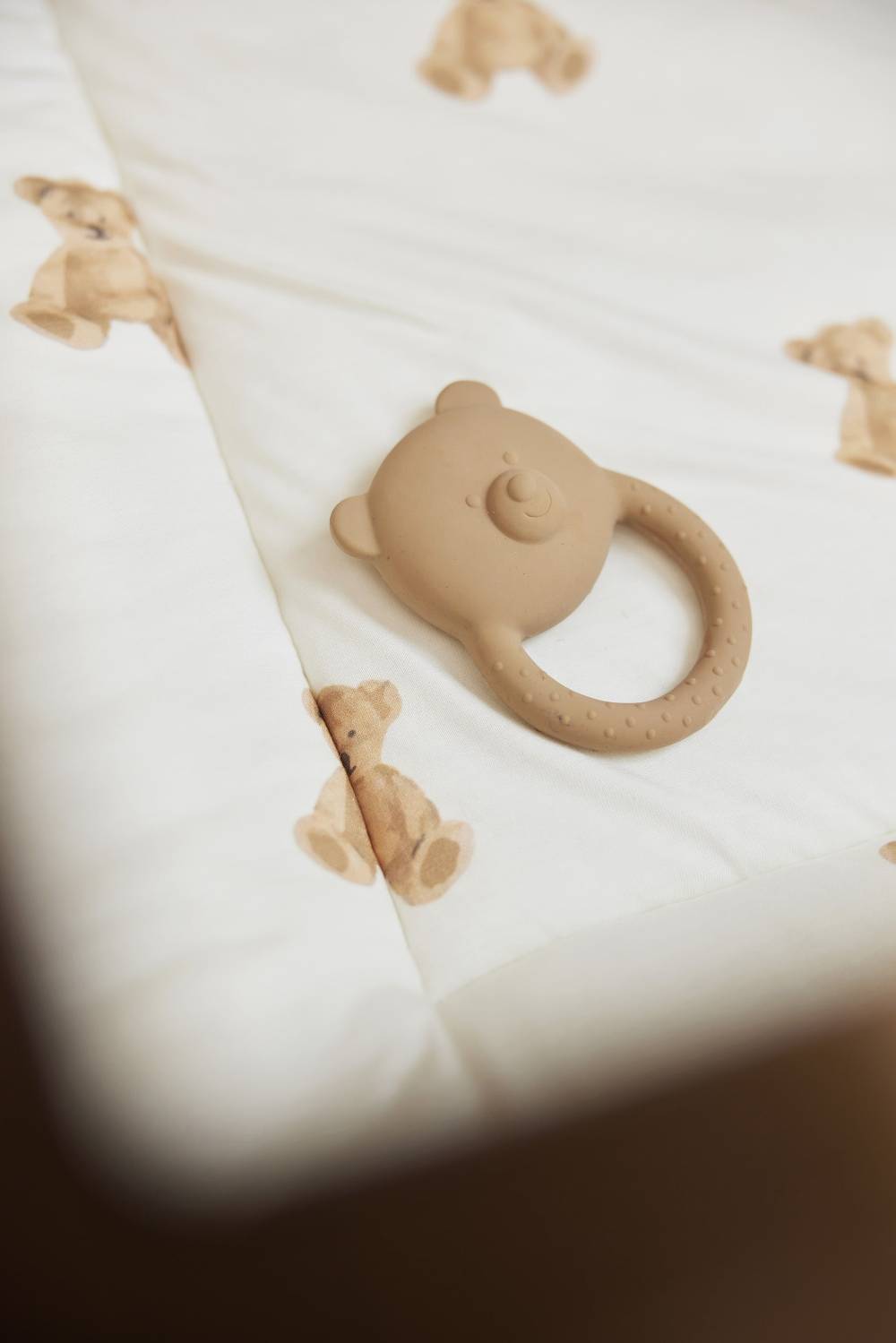 Jollein Beißring Naturkautschuk Teddy Bear Biscuit Exklusive Angebote